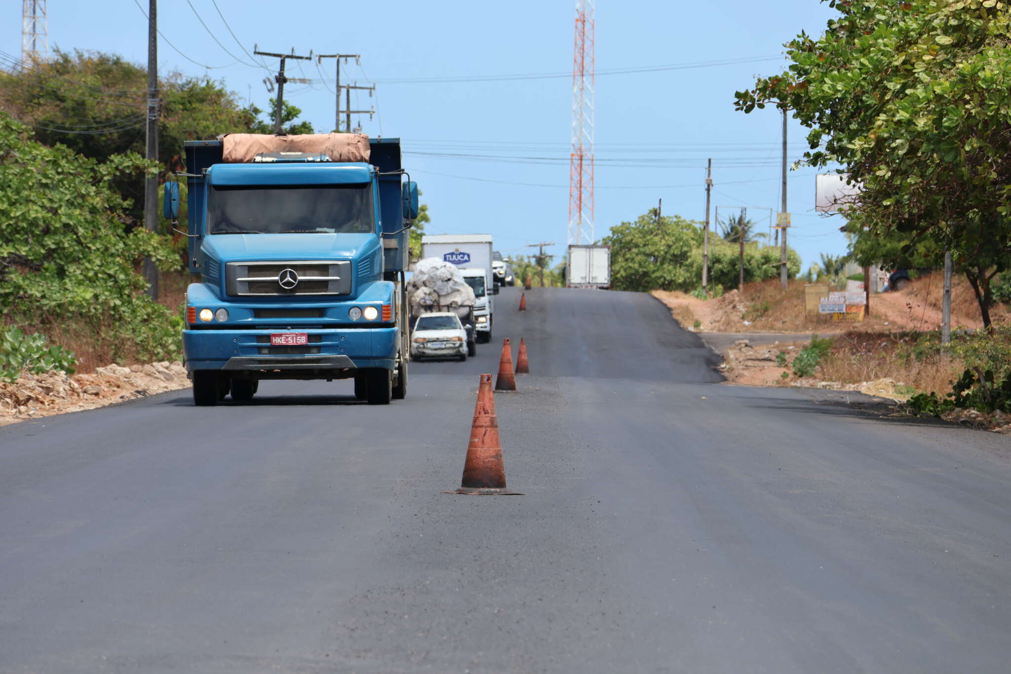 Obra de recuperação funcional da Rodovia CE-453, em Aquiraz, é finalizada