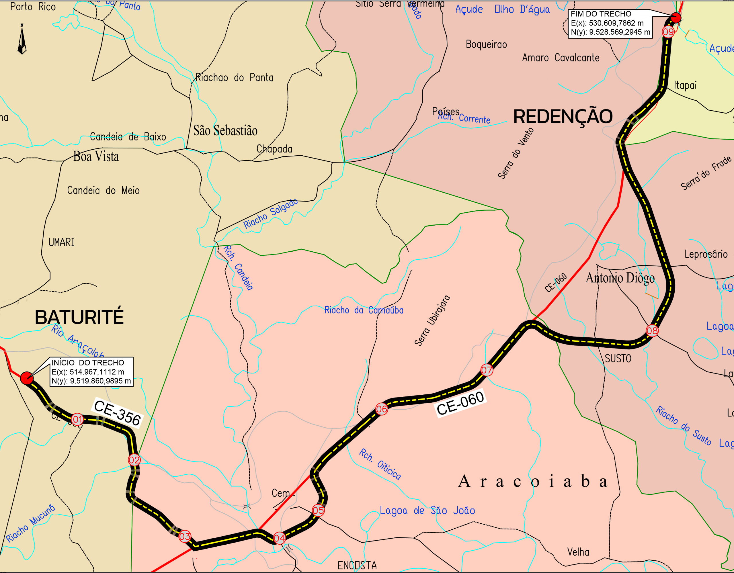 População dos municípios de Redenção, Aracoiaba e Baturité participam de consulta pública sobre melhorias para CE-060 e CE-356