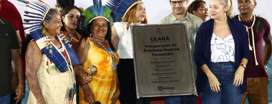 Governo do Ceará inaugura Areninha Poeirão Tremembé em Itapipoca e fortalece esporte, cultura e educação indígena