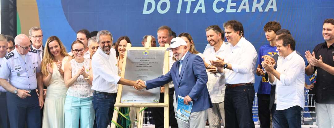 “O ITA veio para cá em homenagem ao povo do Ceará”, destaca o presidente Lula na entrega da primeira etapa do Instituto fora de SP
