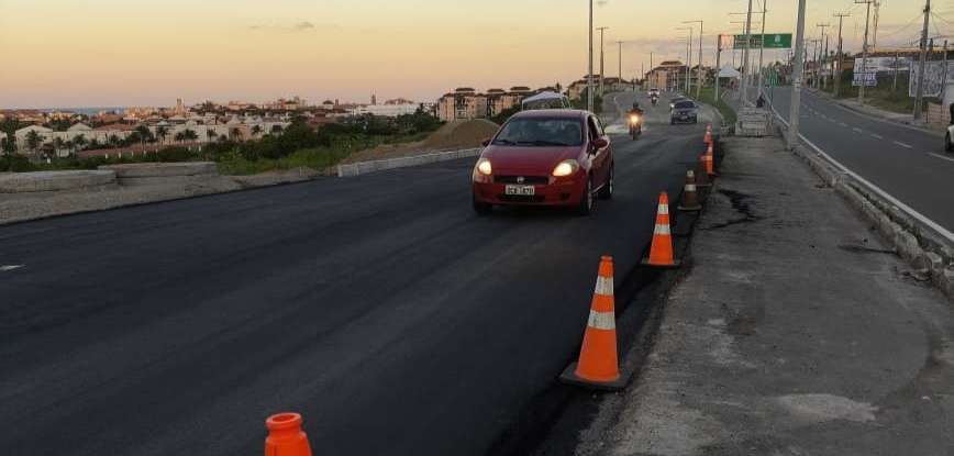 Com recuperação concluída, trânsito da CE-025 é normalizado no Porto das Dunas