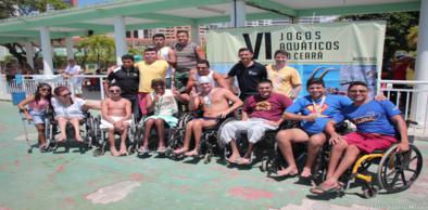 Paratletas do Cepid conquistam 19 medalhas nos Jogos Aquáticos do Ceará