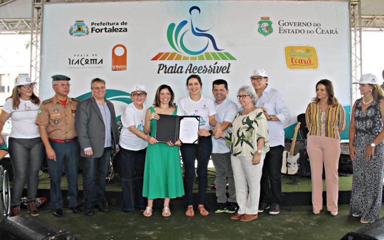 Estado e Município renovam convênio do Praia Acessível de Fortaleza