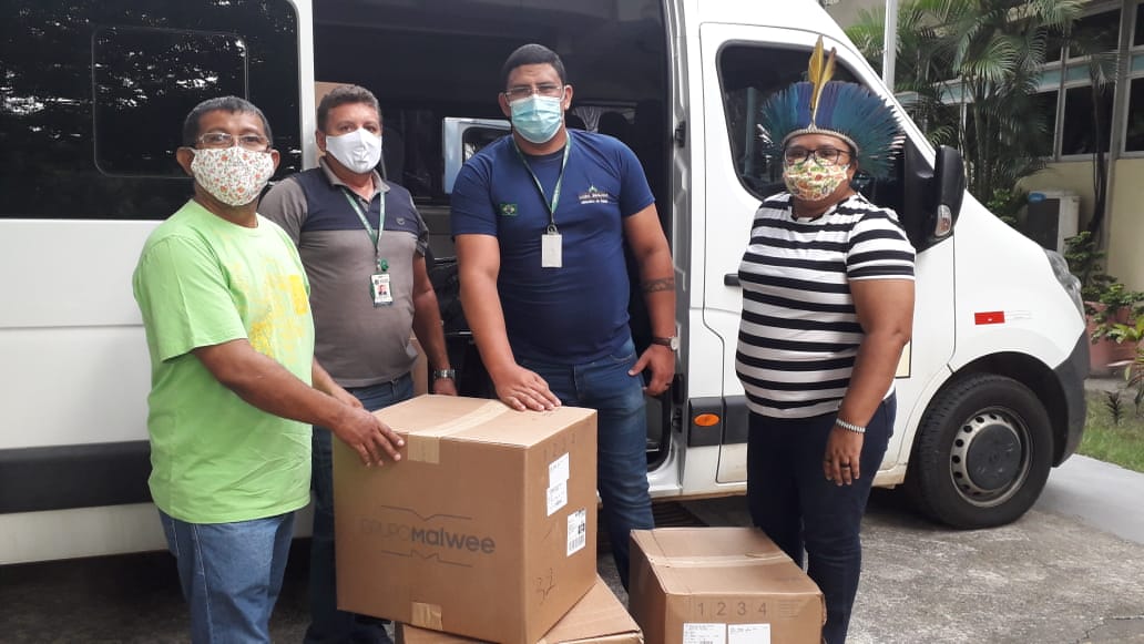 Povos indígenas  e comunidades tradicionais recebem quase 200 mil máscaras de proteção 