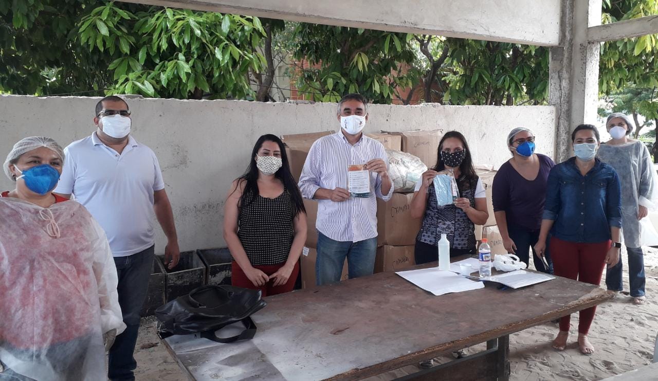 No segundo lote de máscaras de tecido, mais 24 municípios recebem os equipamentos de proteção