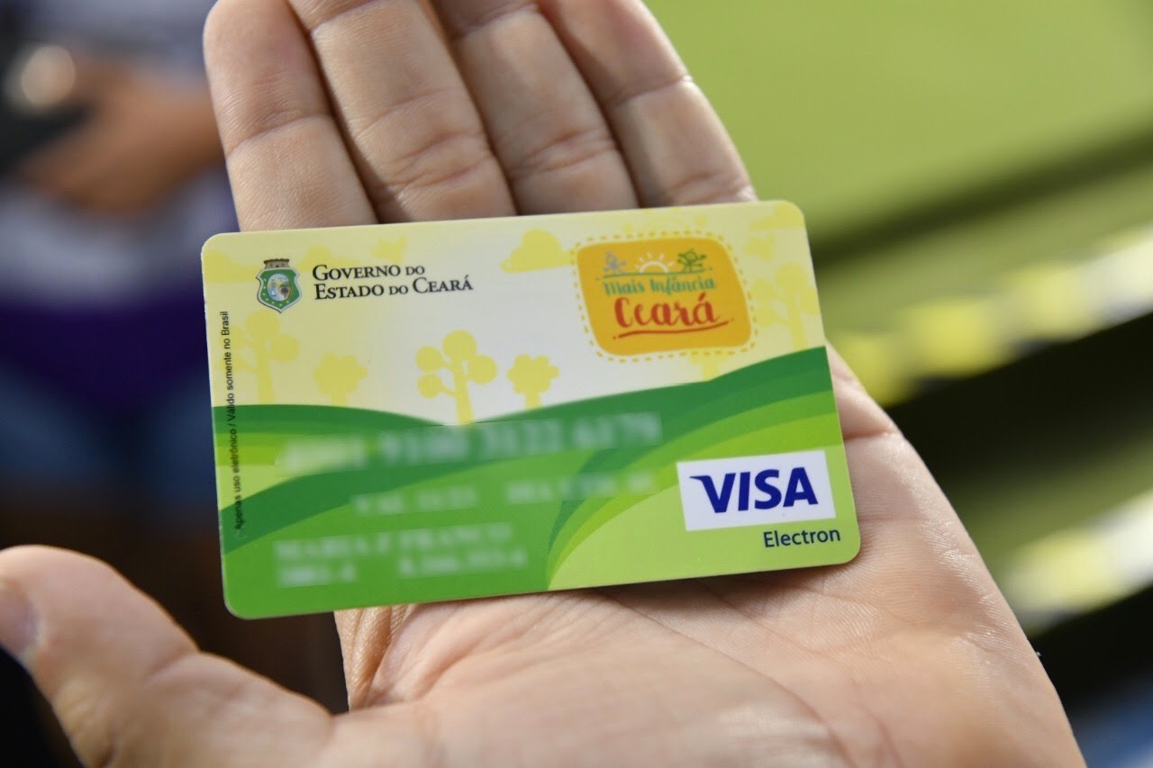 Governo do Ceará libera pagamento antecipado do Cartão Mais Infância
