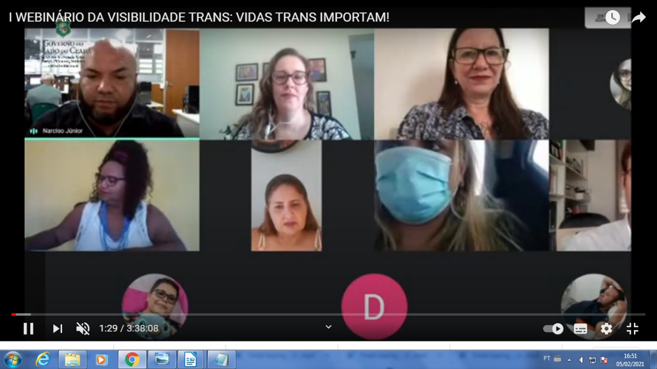 Webnário da Visibilidade Trans: Família e Estado juntos no enfrentamento à Transfobia
