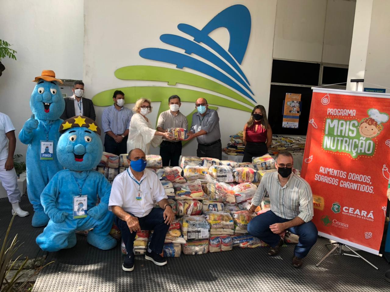 Campanha Vacinação Solidária: SPS recebe 2,9 toneladas de alimentos da Cagece