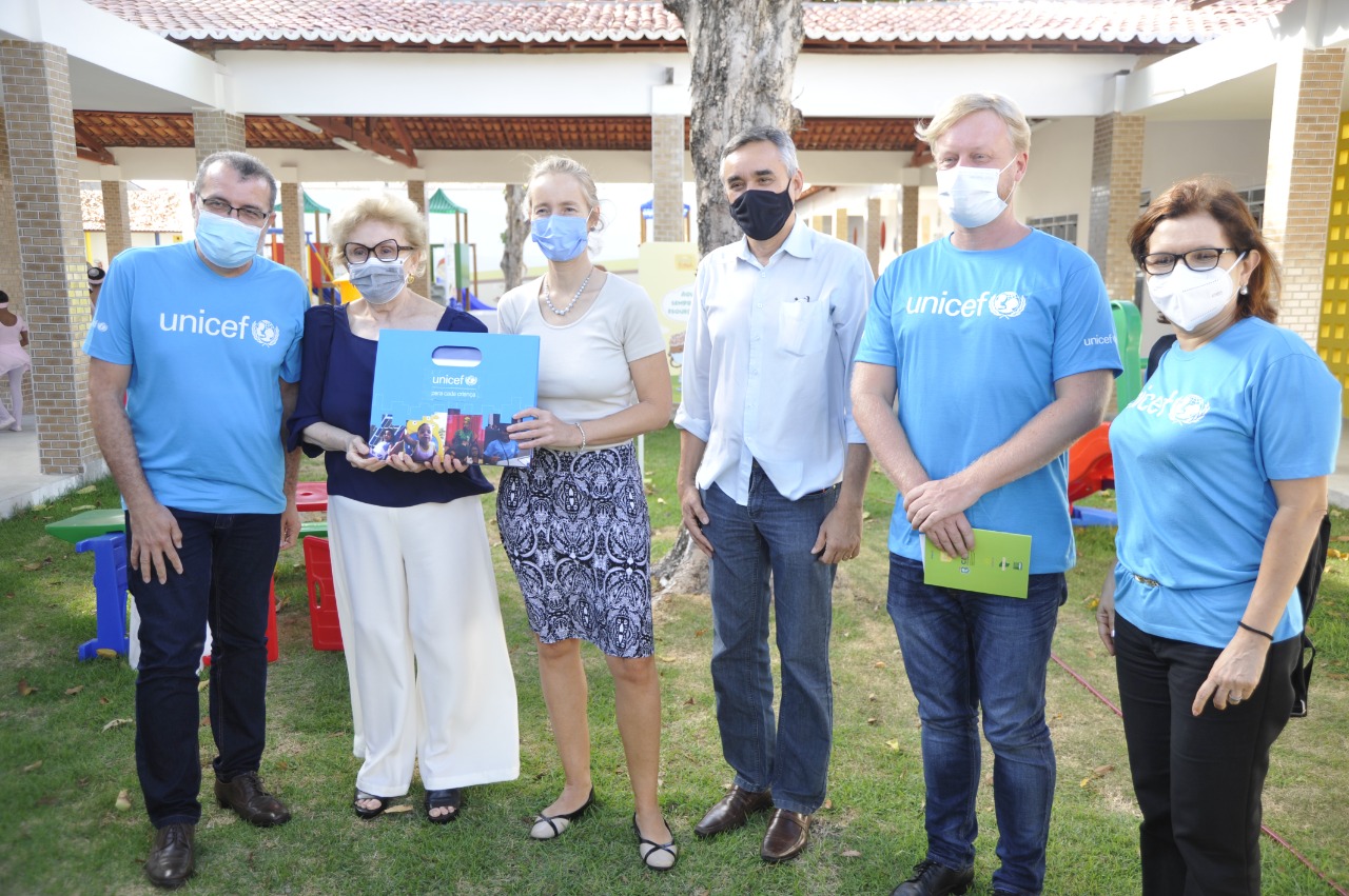 Comitiva da Unicef visita o Complexo Social Mais Infância