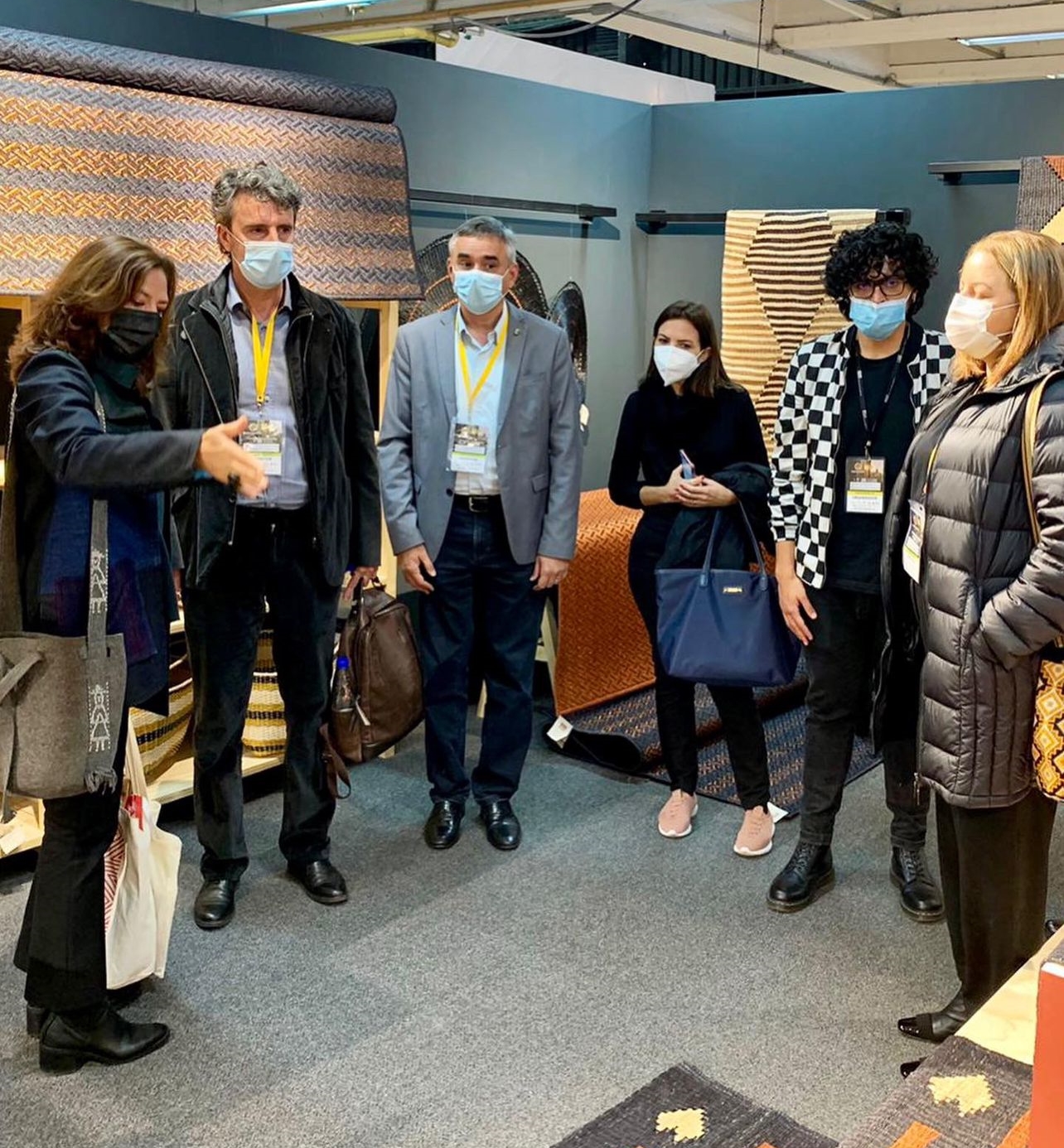 Comitiva faz visita técnica à Expoartesanias 2021, na Colômbia