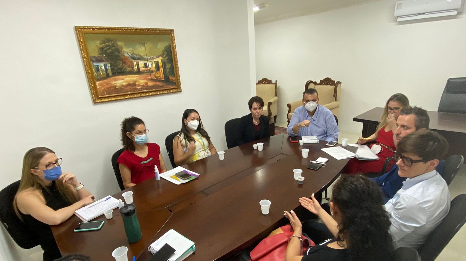 Delegação policial francesa visita SPS para debater Enfrentamento à Exploração Sexual de Crianças e Adolescentes no Ceará
