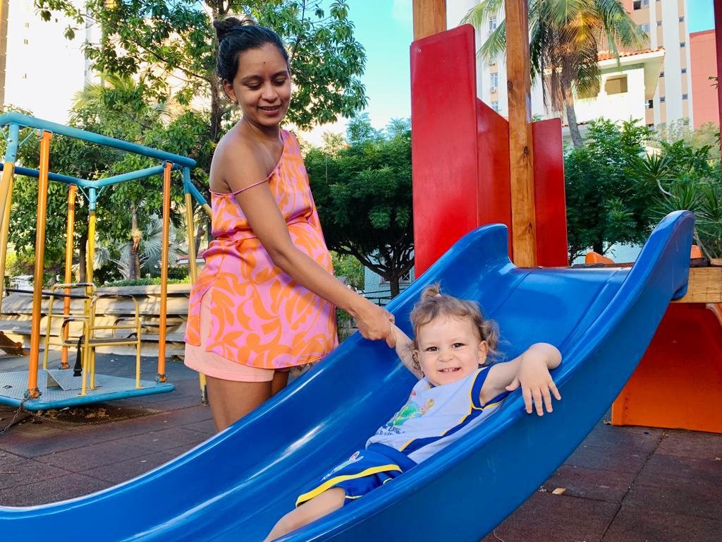 Praça Luiza Távora é espaço de lazer para todas as idades