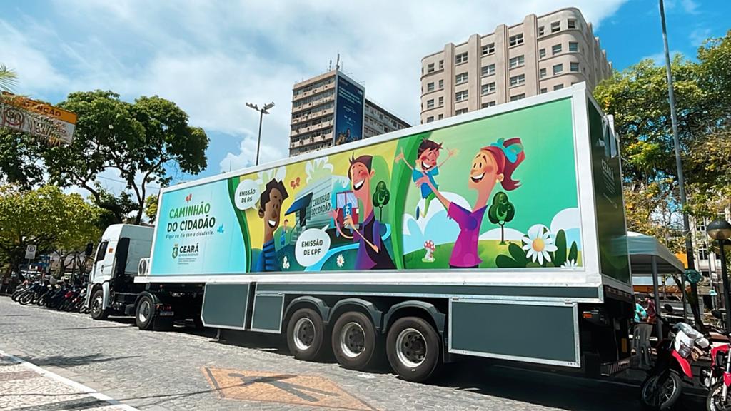 Caminhão do Cidadão leva serviços de biometria ao Interior do Estado