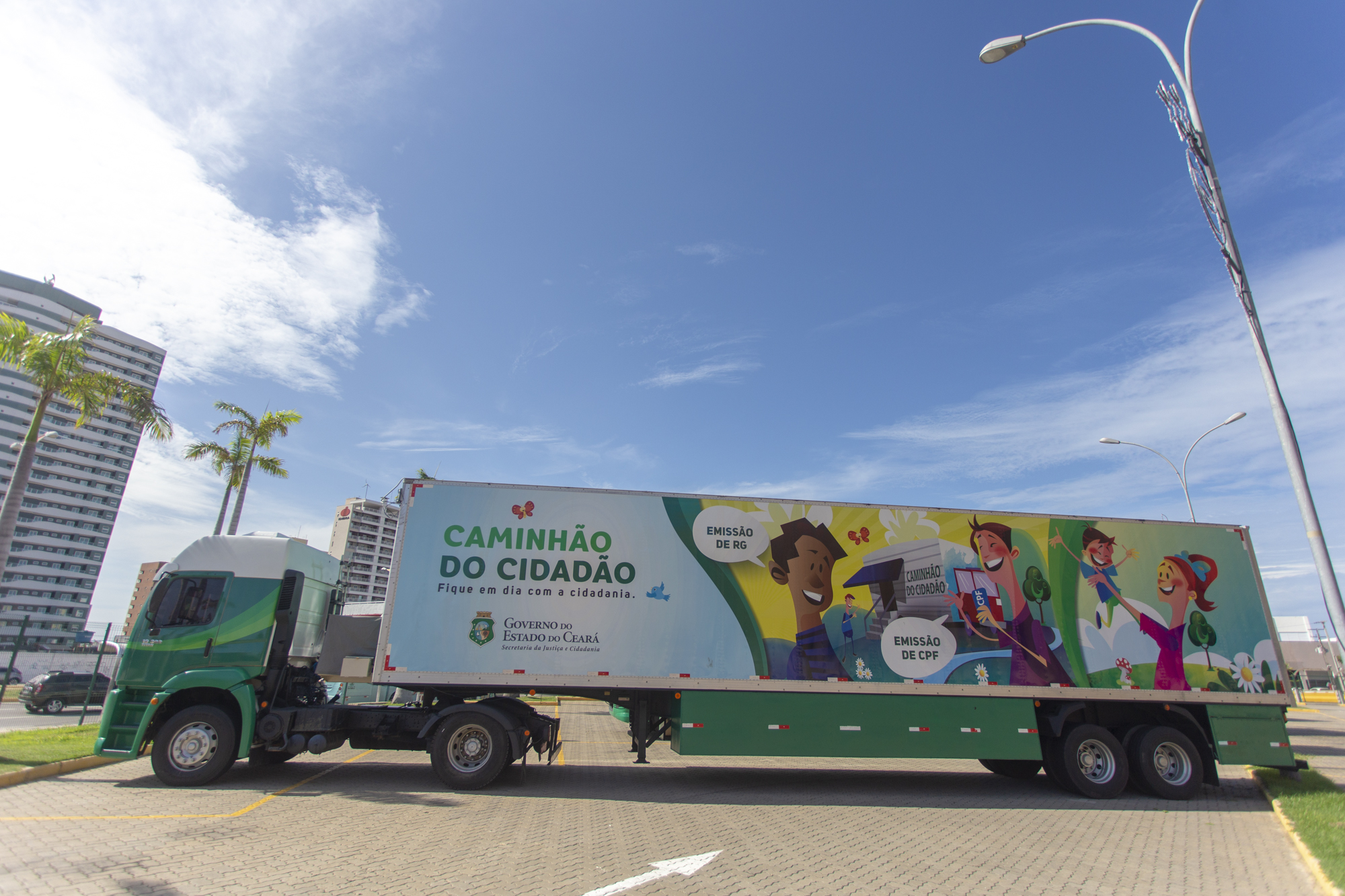 Caminhão do Cidadão atende a oito municípios na próxima semana