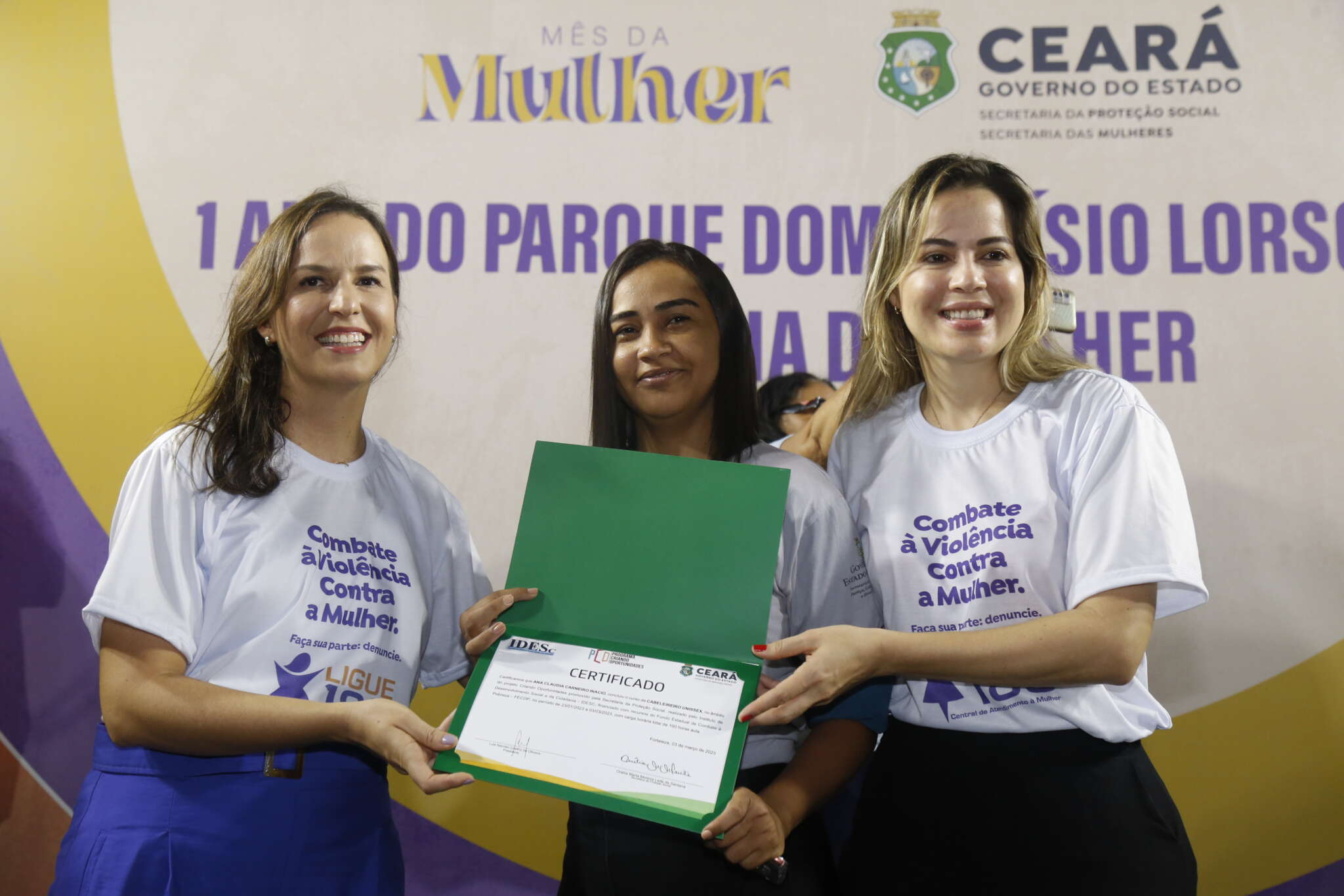 Parque Dom Aloísio Lorscheider celebra um ano de atividades com a presença da primeira-dama Lia de Freitas