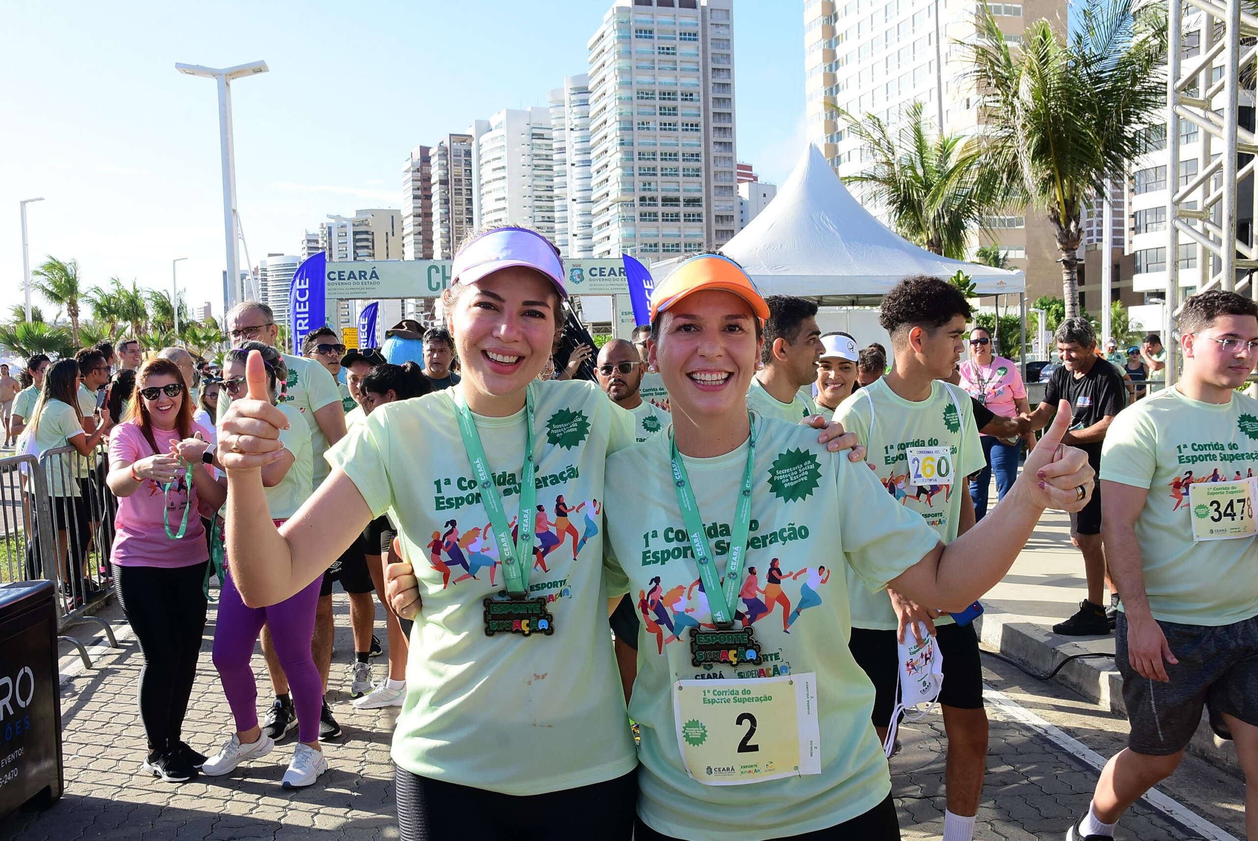 Corrida de rua marca o anúncio de novos núcleos esportivos do programa Esporte Superação em Fortaleza