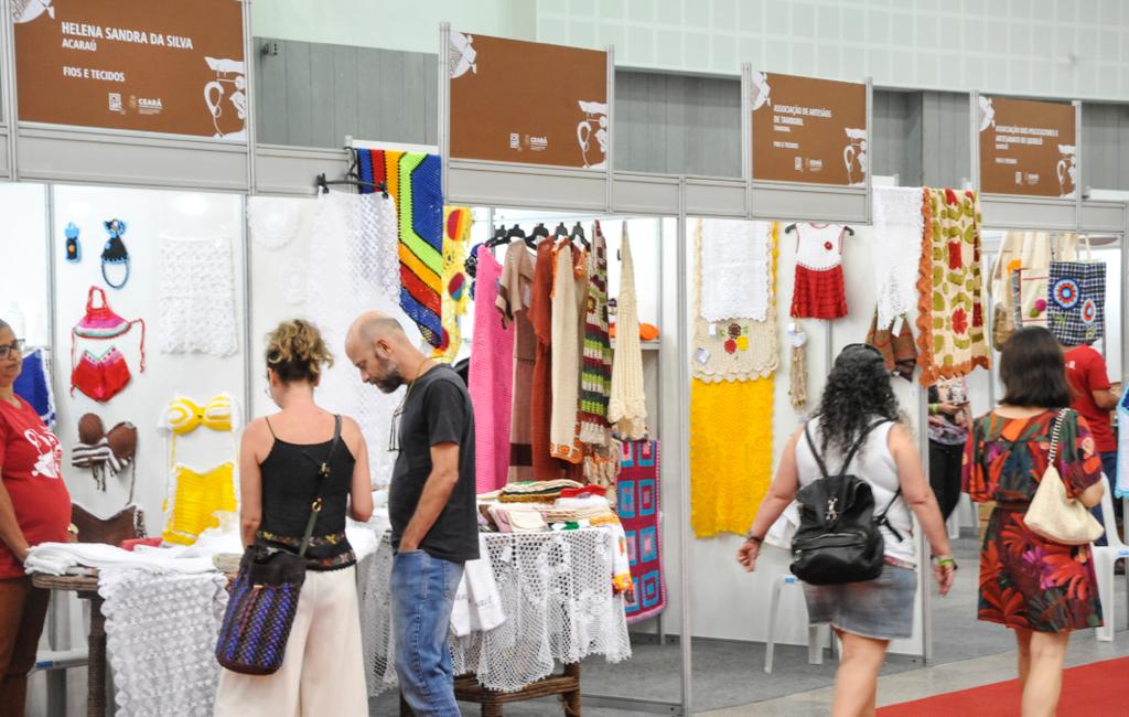 Com apoio do Governo do Estado, cem artesãos e grupos artesanais do Ceará participam da 5ª edição da Fenacce, no Centro de Eventos do Ceará 