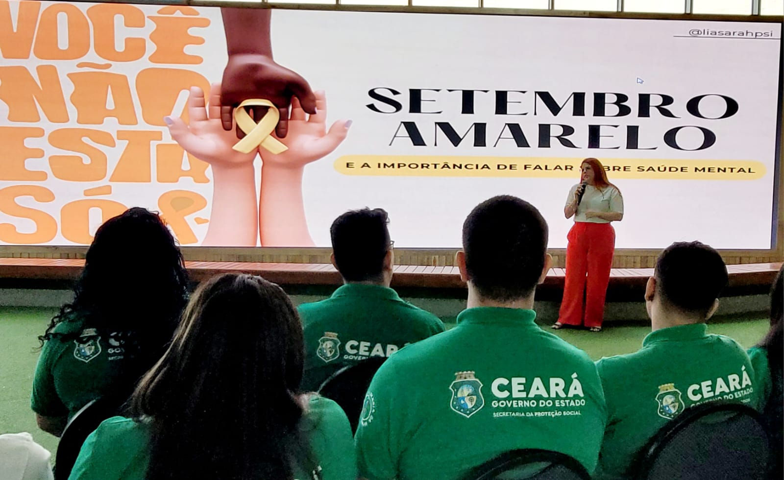 Setembro Amarelo é tema de capacitação para colaboradores na Cidade Mais Infância