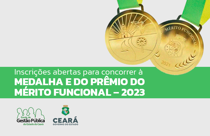 Abertas as inscrições da Medalha e do Prêmio do Mérito  Funcional – 2023