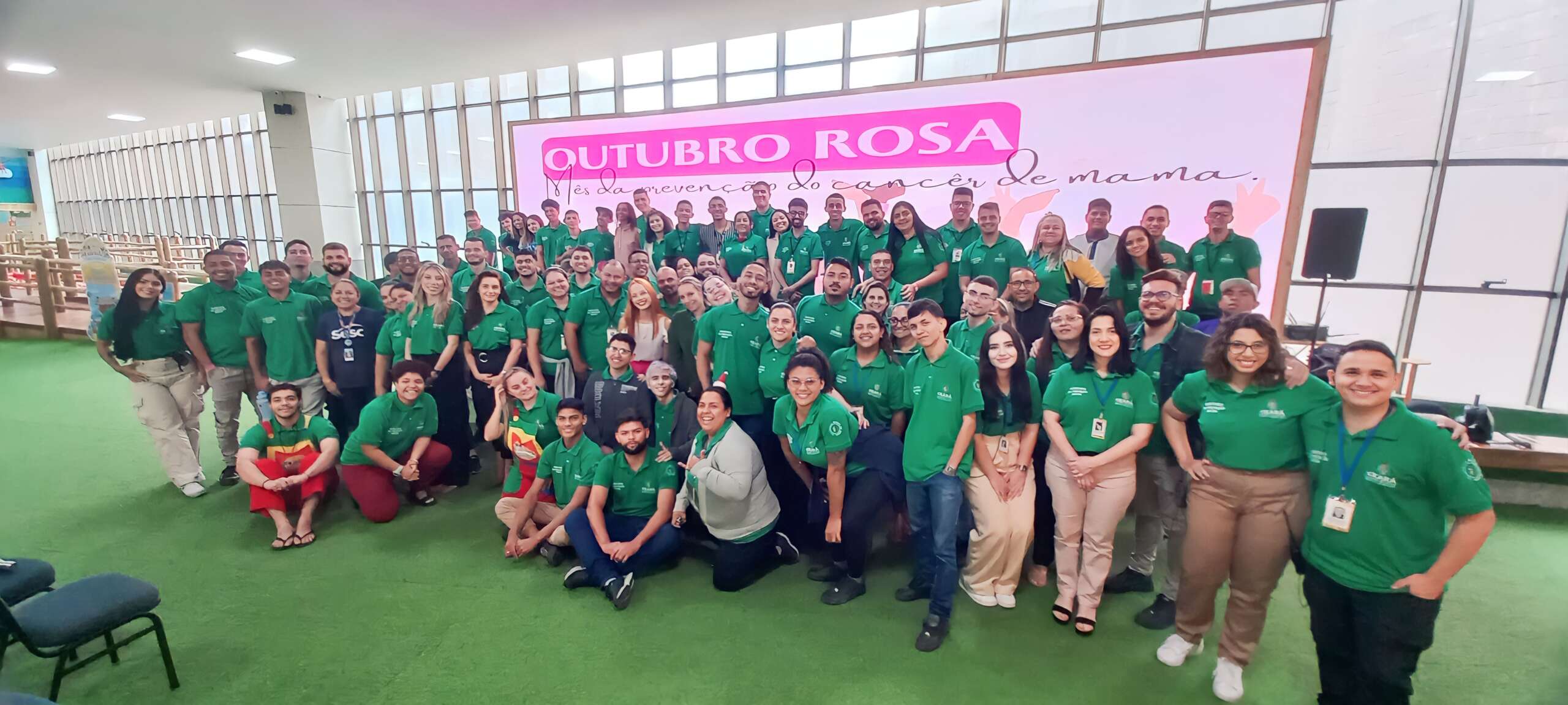 Cidade Mais Infância realiza atividade em conscientização ao Outubro Rosa
