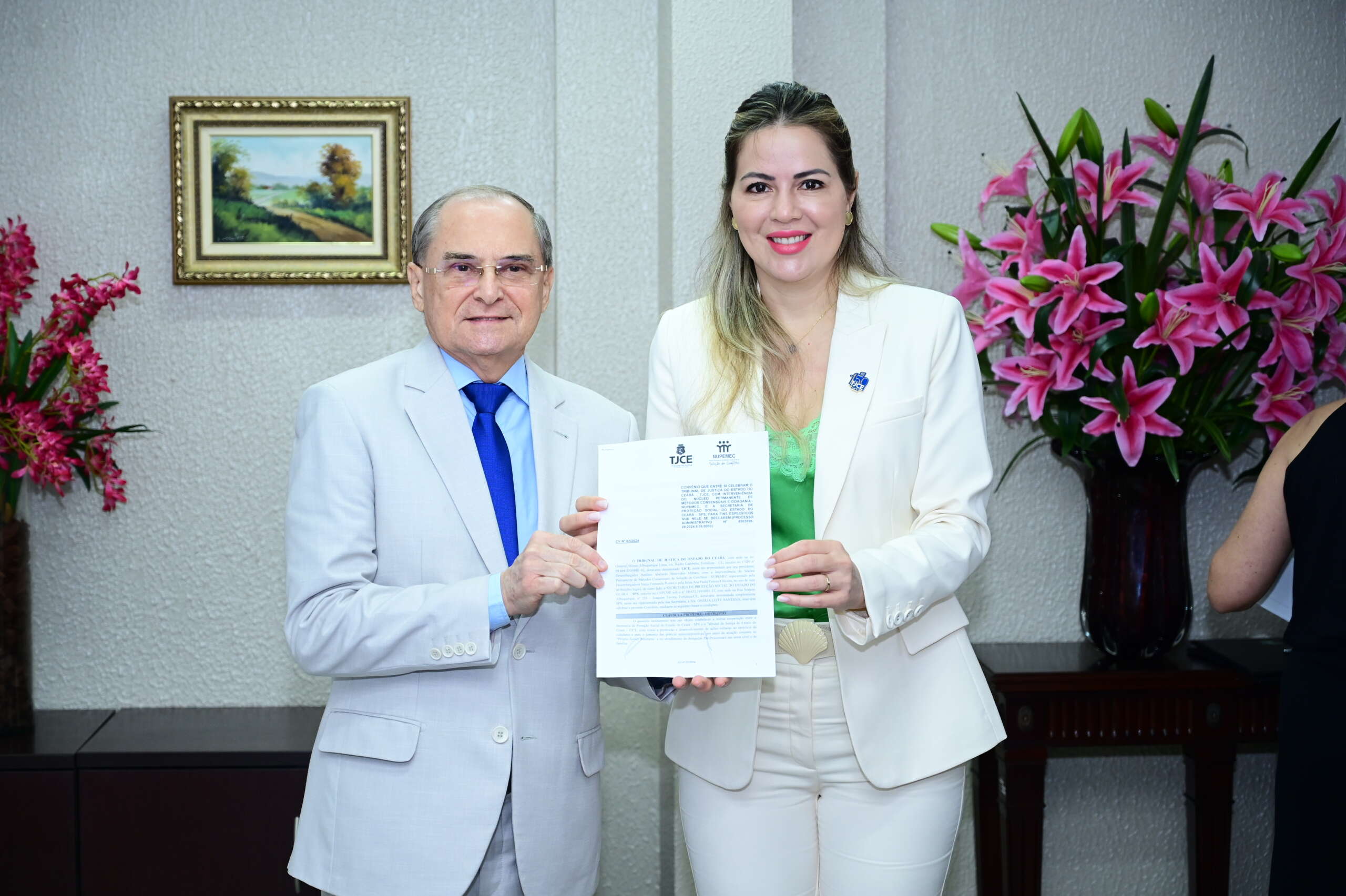 SPS e TJCE firmam parceria para ações conjuntas de cidadania e atendimento judiciário