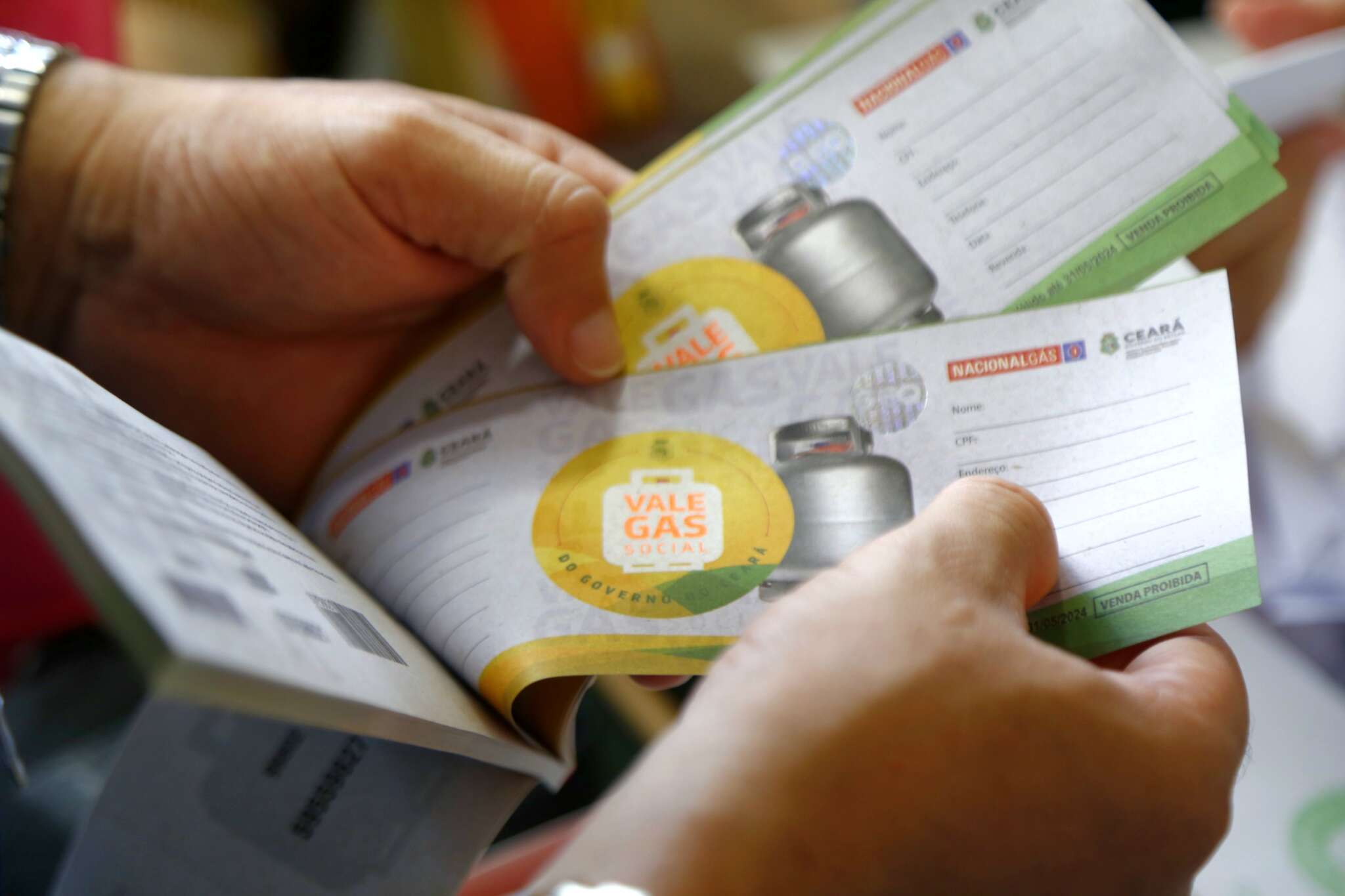 Entidades credenciadas ao Mais Nutrição recebem tíquetes do Vale Gás Social