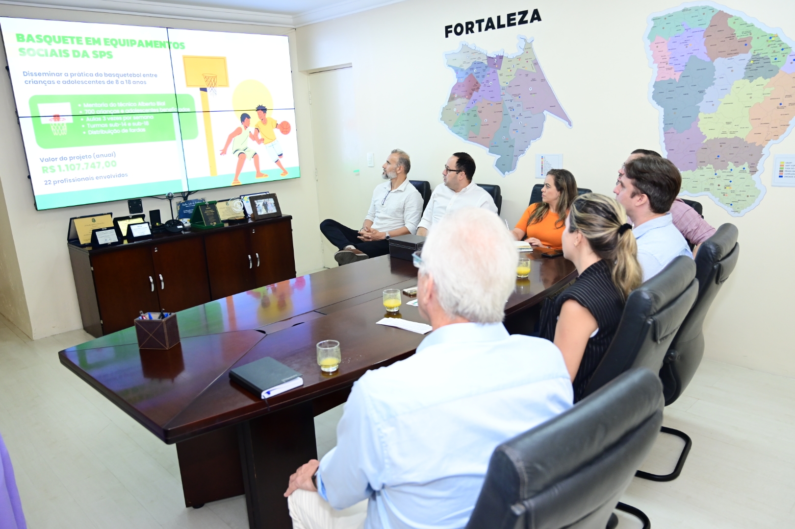 Equipamentos da SPS promovem aulas de basquete para 700 crianças e adolescentes das periferias de Fortaleza
