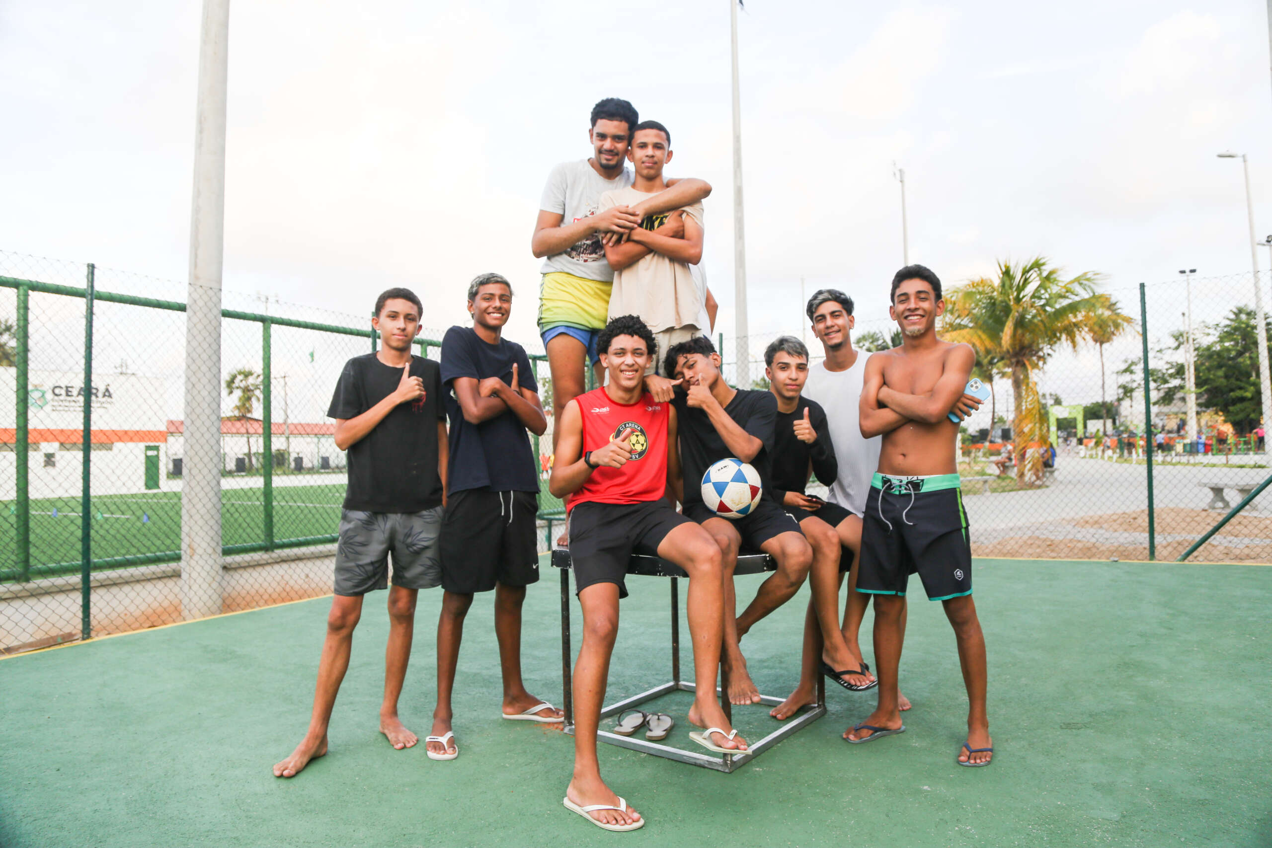 Nas férias, as Vilas Sociais garantem atividades esportivas para toda a família