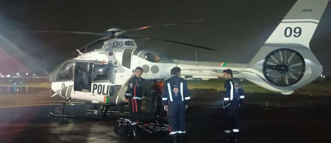 Ciopaer/SSPDS realiza transporte aeromédico de duas pessoas durante ações distintas no interior do Ceará