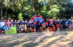 Militares do Corpo de Bombeiros do Ceará concluem curso de busca com cães farejadores no Piauí