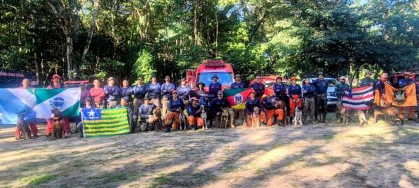 Militares do Corpo de Bombeiros do Ceará concluem curso de busca com cães farejadores no Piauí