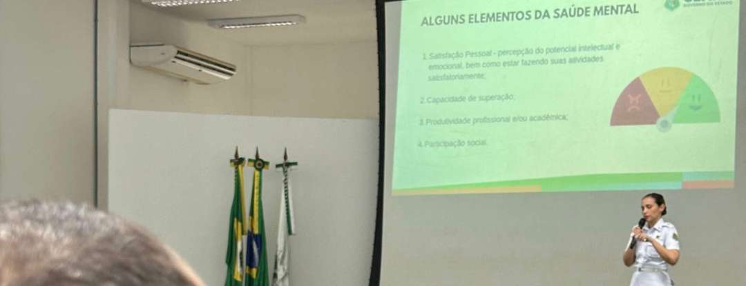 Aesp/CE reforça importância da saúde mental durante palestra do Curso de Formação de Delegados