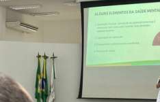 Aesp/CE reforça importância da saúde mental durante palestra do Curso de Formação de Delegados