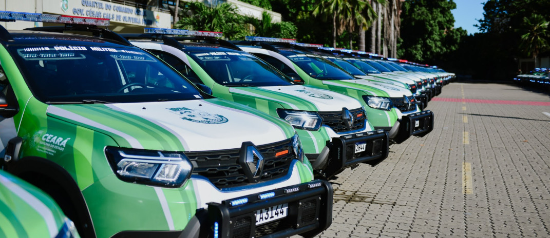 Governo do Ceará entrega mais 51 novas viaturas para a Polícia Militar
