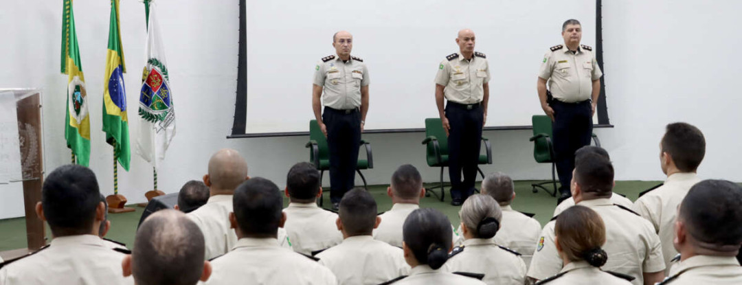 Aesp realiza aula inaugural do Curso de Aperfeiçoamento de Oficiais da Polícia Militar