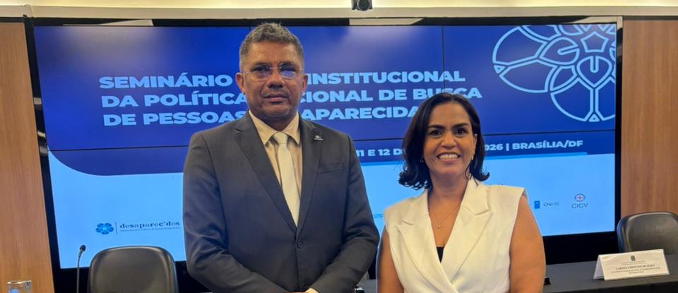 Representantes da SSPDS e da PCCE participam de seminário com foco na localização de pessoas desaparecidas