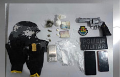 Suspeito em posse de arma de fogo é preso em flagrante pela Polícia Militar em Aracati