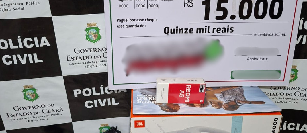 Influenciadores digitais são presos pela PCCE suspeitos de promoverem rifas clandestina em Cruz