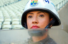 Polícia Militar destaca protagonismo feminino na segurança do amistoso entre Brasil e Estados Unidos na Arena Castelão