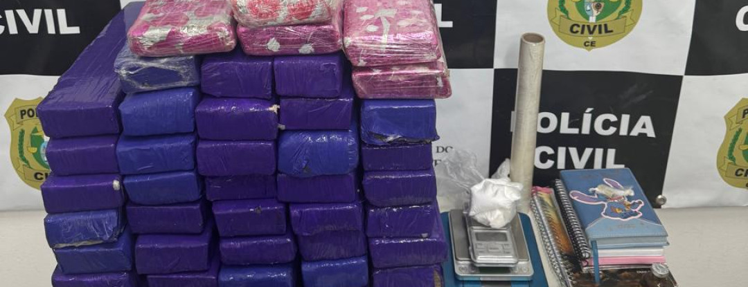 Polícia Civil captura cinco suspeitos e apreende mais de 40 kg de maconha durante ação em Juazeiro do Norte