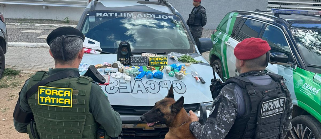 PMCE prende mulher por suspeita de tráfico de drogas em Barbalha