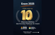 Colégios da Polícia Militar do Ceará se destacam em ranking educacional estadual