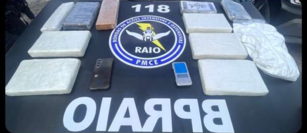 Polícia Militar captura homem e apreende quase 11 kg de drogas em Tauá