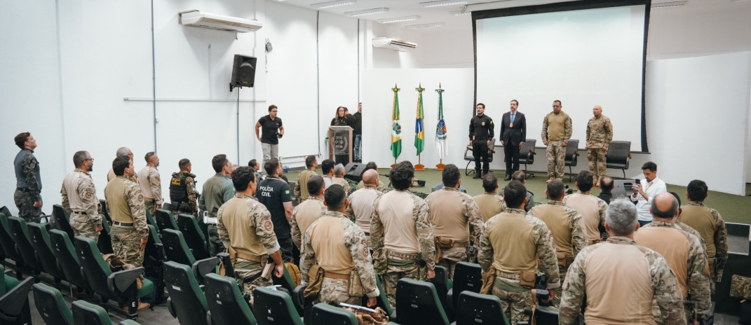 Aesp inicia Curso de Atirador Designado Policial com aula inaugural