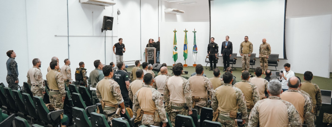 Aesp inicia Curso de Atirador Designado Policial com aula inaugural