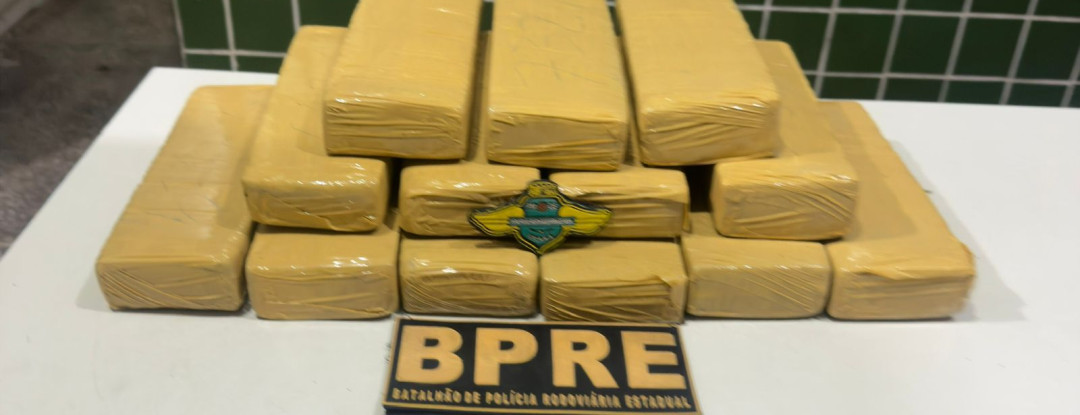 Polícia Militar apreende quase 10 kg de maconha e prende suspeito durante fiscalização, em Maracanaú