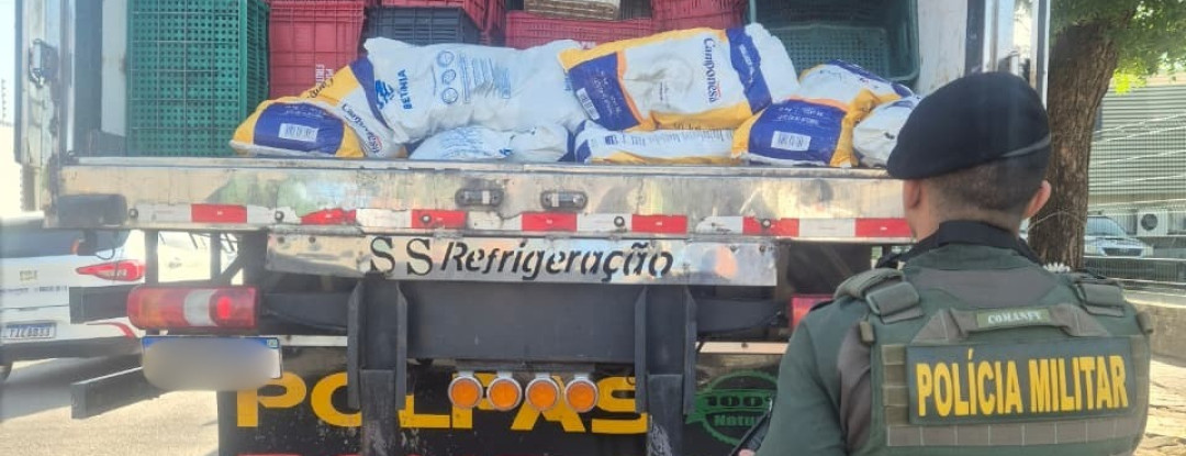 Polícia Militar captura seis homens por furto de produtos de uma empresa alimentícia no Jangurussu