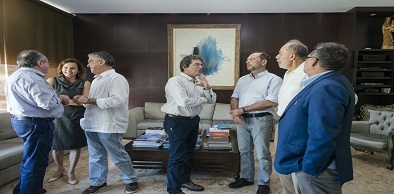 Vice-governadora recebe presidente da SBPC para debater eventos científicos no Ceará