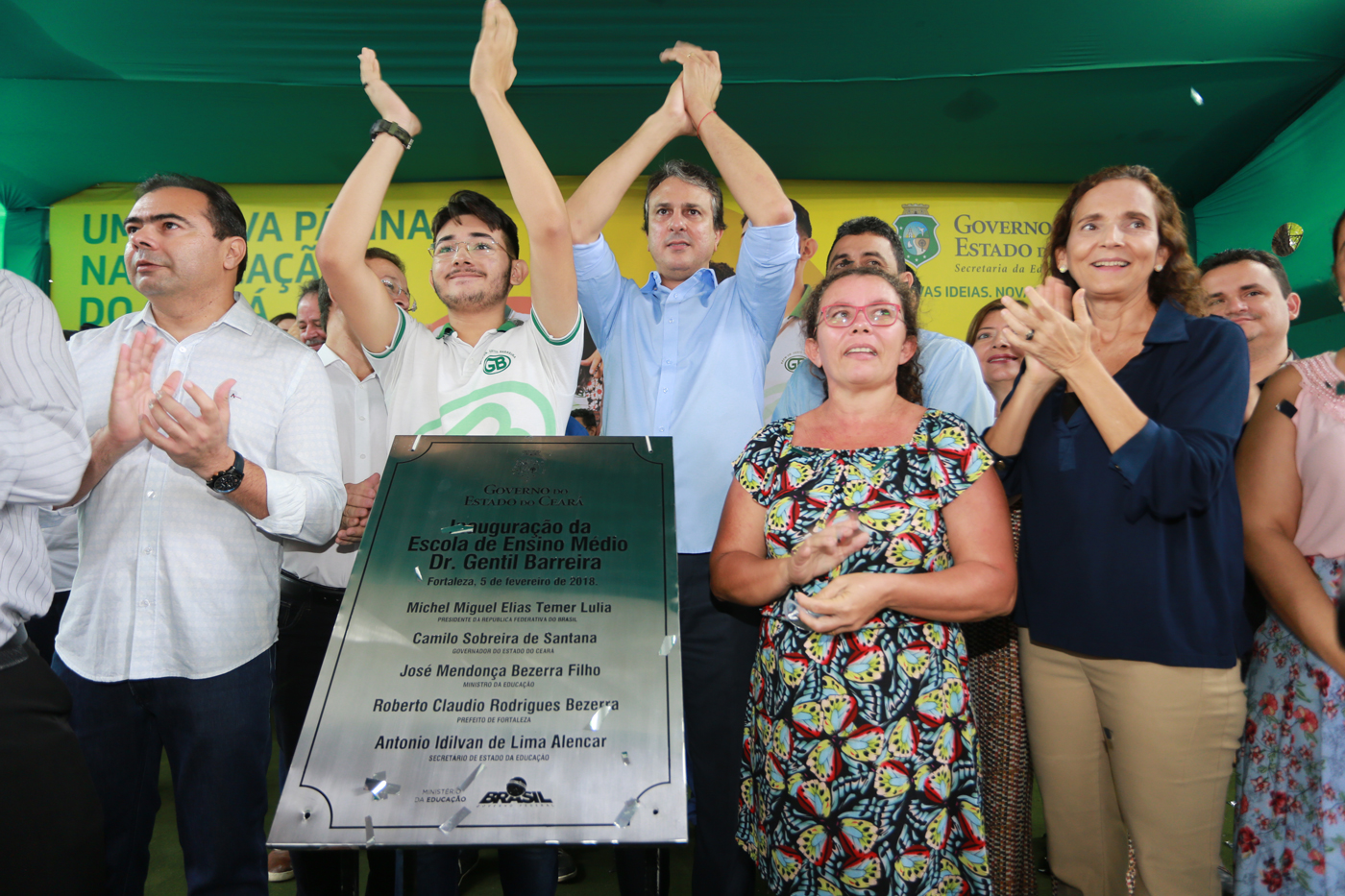 Primeira escola vertical de Fortaleza é inaugurada durante abertura do ano letivo estadual