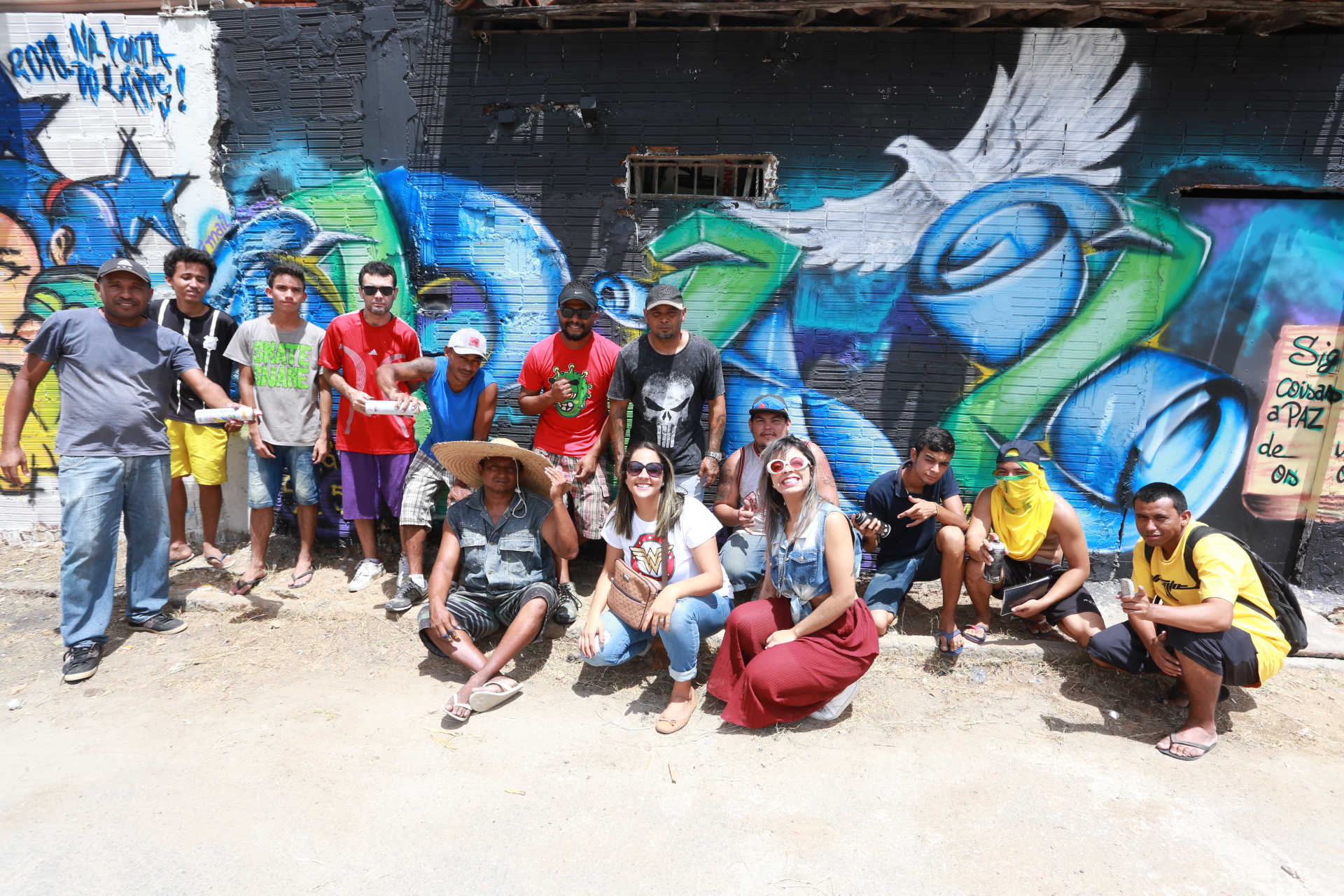 Ceará Pacífico: Bom Jardim recebe o projeto Grafitando pela Paz